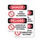 Signmission 7 in Width, Vinyl Decal, Rectangle, Bilingual OS-2PACK-DS-D-710-VS-1270 - alternate 1